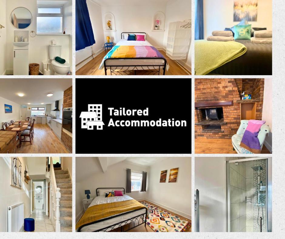 4-Bedroom Home - Perfect For Those Working In Bridgend - By Tailored Accommodation 外观 照片